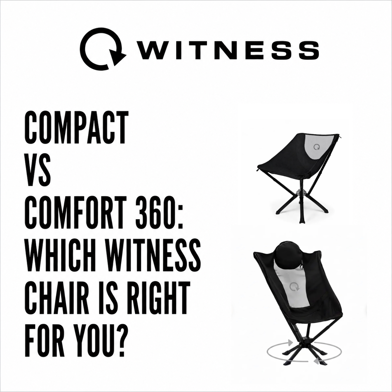 Compact vs Comfort 360: Which Witness Chair Is Right For You?